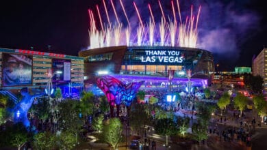 T-Mobile Arena in Las Vegas, floated as a possible home in the Las Vegas NBA expansion bids