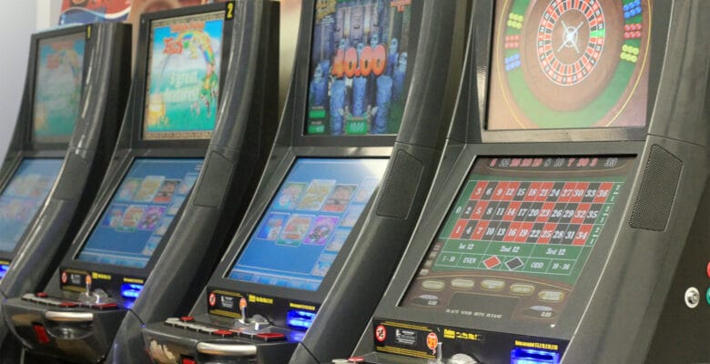 Gaming machines in a licensed betting shop