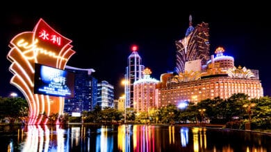 Macau casino resort, where September GGR reached MOP18.06 billion